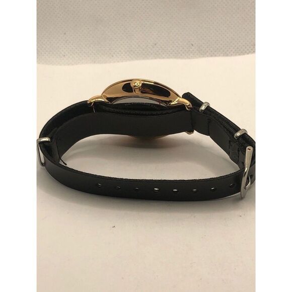 Fossil ES4474 Women's Black Leather Analog White Dial Quartz Wrist Watch OP374 - Picture 9 of 9